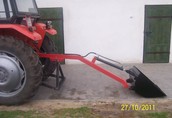 ładowacz obornika ziemi na tył traktora 1