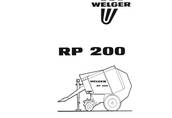 Instrukcja obsługi Welger RP 200, RP 165  1