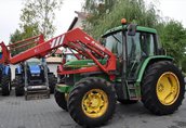 JOHN DEERE 6400 + TUR 1993 traktor, ciągnik rolniczy 1