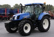 NEW HOLLAND 400 mth! T6.155 AWD TRAKTOR jak NOWY! 2013 traktor, ciągnik rolnicz 47