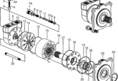 Wałek do silnika hydraulicznego-CNH 86994439 mimi ładowarka Case 40XT 2
