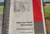 Instrukcja CASE IH 2388 Axial Flow - Mähdrescher Betriensanleitung