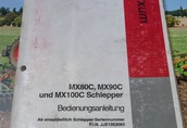 Instrukcja CASE IH MX80C,MX90C,MX100C Schlepper Bedienungsanleitung