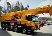 DZWIG SAMOCHODOWY  LIEBHERR LTF 1045  na SCANI 1