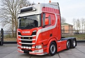 ciagnik siodlowy 3 osiowy 6x2 pusher  Scania R500 NGS 