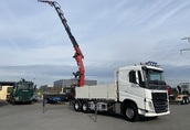 skrzyniowy 6x4 z duzym dzwigiem VOLVO  FH 500 9