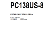 KOMATSU PC 138US-8 instrukcja obsługi DTR po Polsku