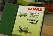 Kombajny zbożowe 📘 instrukcja obsługi claas medion 310–340 – orygina...