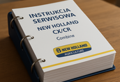 Kombajny zbożowe Sprzedam Instrukcję Serwisową New Holland CX i CR...
