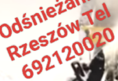 Odśnieżania posesji Rzeszów Tyczyn Rudna Mała tel 692120020