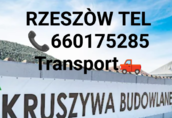 Transport piasek kruszywa małe auto wywrotka Rzeszòw tel 660175285