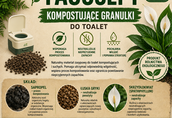 Dom i ogród Fagosept kompostowe granulki 5mm do toalet turystycznych...